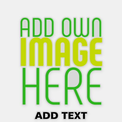 MODERN EDITABLE SIMPLE CLEAR IMAGE TEXT TEMPLATE STICKER