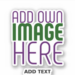 MODERN EDITABLE SIMPLE CLEAR IMAGE TEXT TEMPLATE STICKER