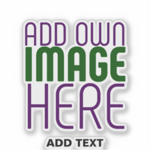 MODERN EDITABLE SIMPLE CLEAR IMAGE TEXT TEMPLATE STICKER