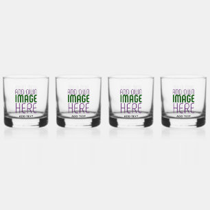 MODERN EDITABLE SIMPLE CLEAR IMAGE TEXT TEMPLATE WHISKEY GLASS