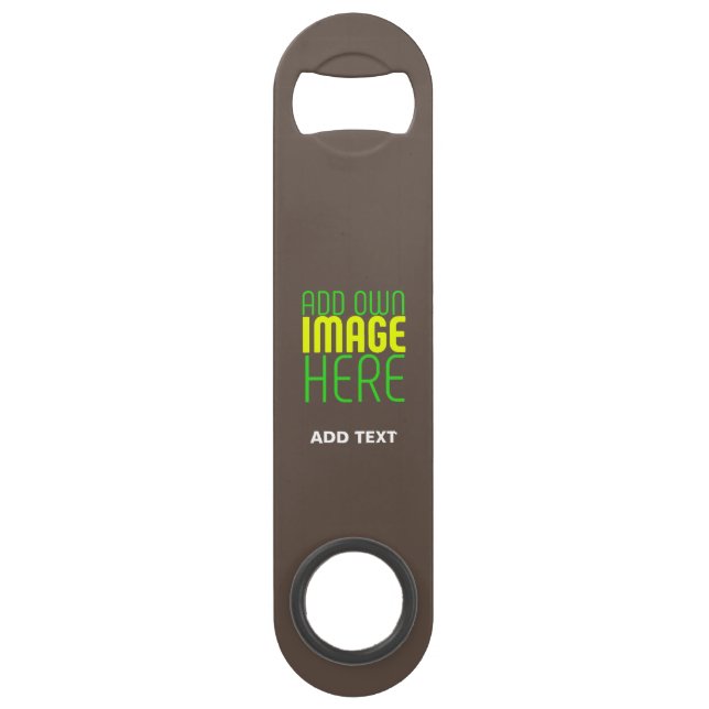 MODERN EDITABLE SIMPLE COFFEE IMAGE TEXT TEMPLATE BAR KEY (Front)