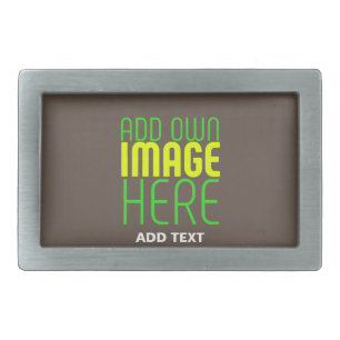 MODERN EDITABLE SIMPLE COFFEE IMAGE TEXT TEMPLATE BELT BUCKLE