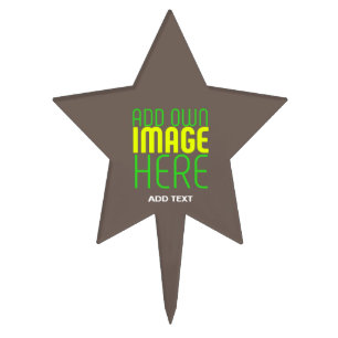 MODERN EDITABLE SIMPLE COFFEE IMAGE TEXT TEMPLATE CAKE TOPPER