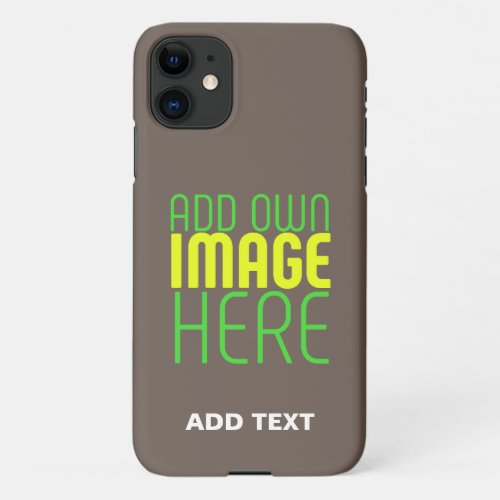 MODERN EDITABLE SIMPLE COFFEE IMAGE TEXT TEMPLATE iPhone 11 CASE