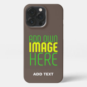 MODERN EDITABLE SIMPLE COFFEE IMAGE TEXT TEMPLATE iPhone 13 PRO CASE