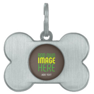 MODERN EDITABLE SIMPLE COFFEE IMAGE TEXT TEMPLATE PET ID TAG
