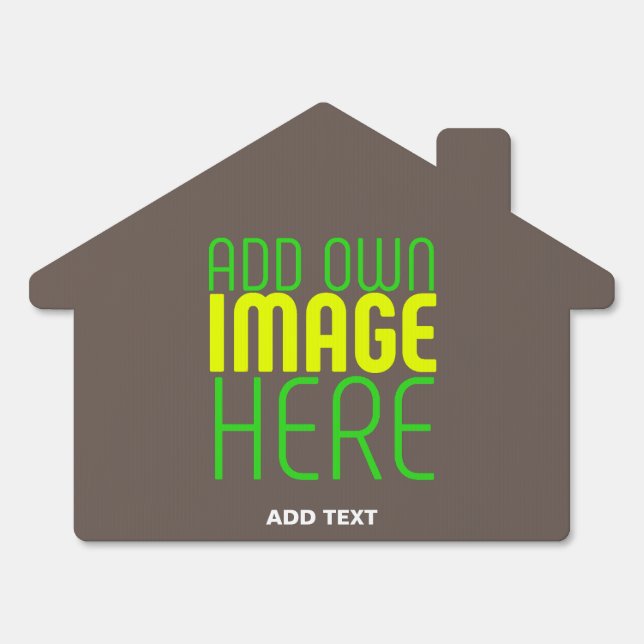 MODERN EDITABLE SIMPLE COFFEE IMAGE TEXT TEMPLATE SIGN (Front)