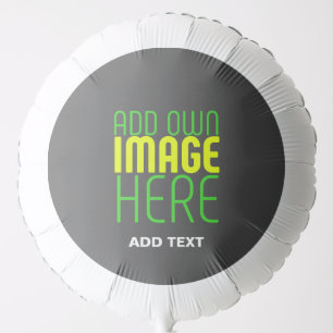 MODERN EDITABLE SIMPLE GREY IMAGE TEXT TEMPLATE BALLOON