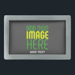 MODERN EDITABLE SIMPLE GREY IMAGE TEXT TEMPLATE BELT BUCKLE<br><div class="desc">THIS IS A DESIGN FITTING FOR CUSTOMERS.YOU CAN CHANGE, RESIZE OR ADD LOGO, PHOTO, TEXT AND COLOURS THE WAY YOU WANT.THANK YOU.</div>