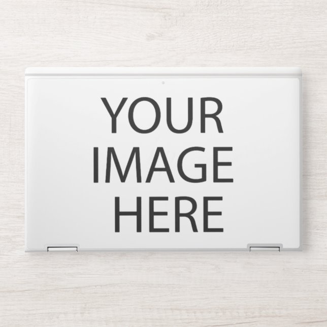 MODERN EDITABLE SIMPLE  IMAGE TEXT TEMPLATE  HP LAPTOP SKIN (Front)