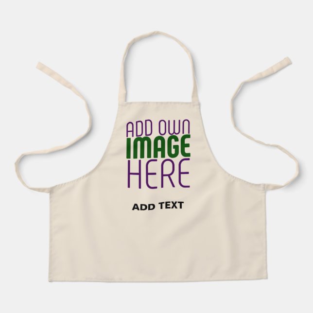 MODERN EDITABLE SIMPLE NATURAL IMAGE TEXT TEMPLATE APRON (Front)