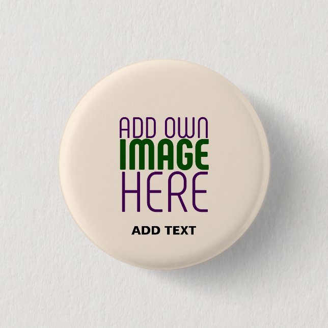 MODERN EDITABLE SIMPLE NATURAL IMAGE TEXT TEMPLATE BUTTON (Front)