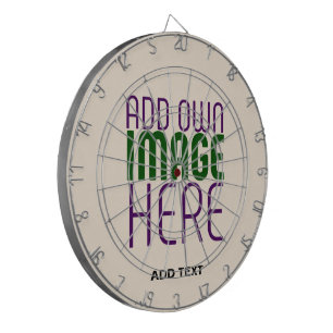 MODERN EDITABLE SIMPLE NATURAL IMAGE TEXT TEMPLATE DART BOARD
