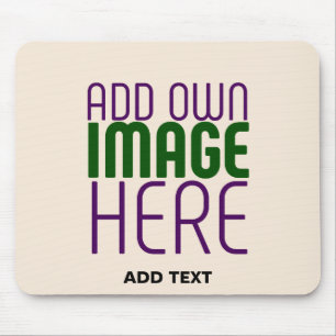 MODERN EDITABLE SIMPLE NATURAL IMAGE TEXT TEMPLATE MOUSE PAD