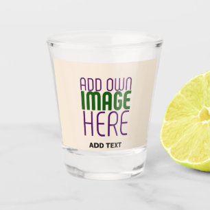 MODERN EDITABLE SIMPLE NATURAL IMAGE TEXT TEMPLATE SHOT GLASS