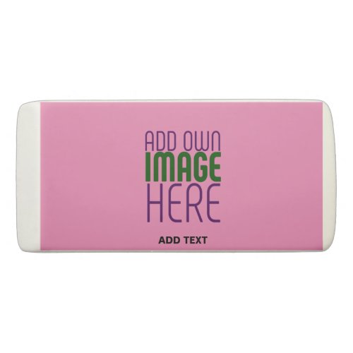 MODERN EDITABLE SIMPLE PINK IMAGE TEXT TEMPLATE ERASER