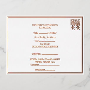 MODERN EDITABLE SIMPLE WHITE IMAGE TEXT TEMPLATE