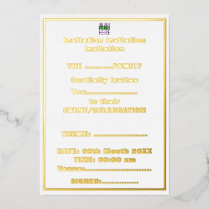 MODERN EDITABLE SIMPLE WHITE IMAGE TEXT TEMPLATE