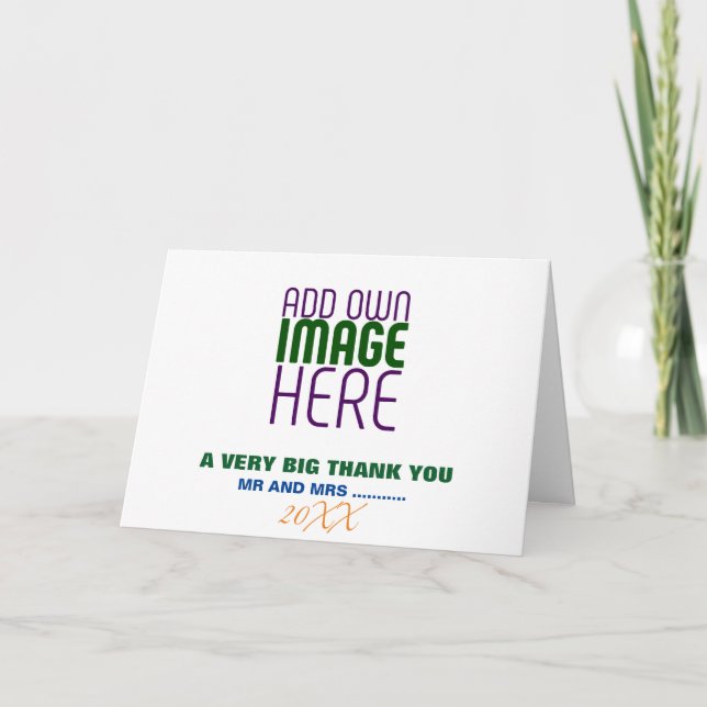 MODERN EDITABLE SIMPLE WHITE IMAGE TEXT TEMPLATE (Front)