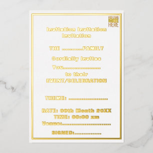 MODERN EDITABLE SIMPLE WHITE IMAGE TEXT TEMPLATE
