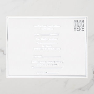 MODERN EDITABLE SIMPLE WHITE IMAGE TEXT TEMPLATE