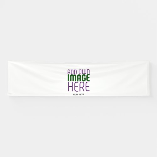 MODERN EDITABLE SIMPLE WHITE IMAGE TEXT TEMPLATE BANNER
