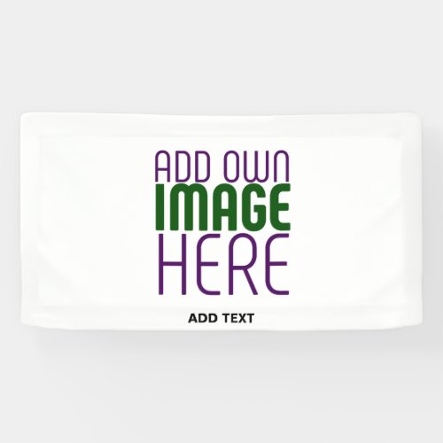 MODERN EDITABLE SIMPLE WHITE IMAGE TEXT TEMPLATE BANNER