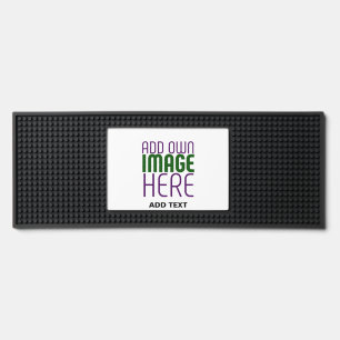 MODERN EDITABLE SIMPLE WHITE IMAGE TEXT TEMPLATE BAR MAT