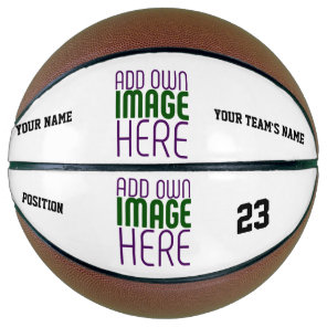 MODERN EDITABLE SIMPLE WHITE IMAGE TEXT TEMPLATE BASKETBALL