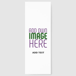 MODERN EDITABLE SIMPLE WHITE IMAGE TEXT TEMPLATE BOOKMARKS