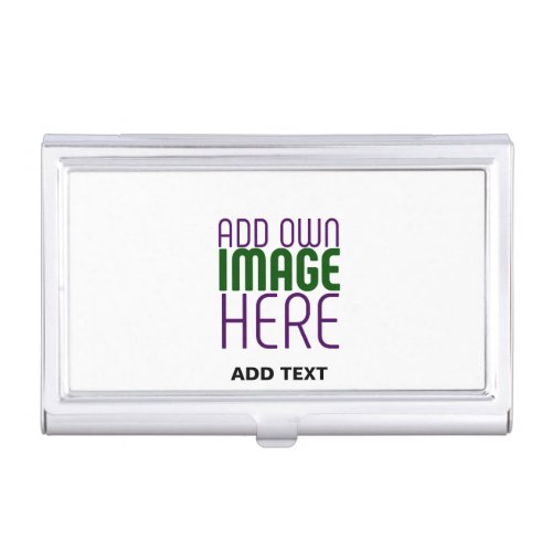 MODERN EDITABLE SIMPLE WHITE IMAGE TEXT TEMPLATE BUSINESS CARD CASE