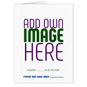 MODERN EDITABLE SIMPLE WHITE IMAGE TEXT TEMPLATE CARD