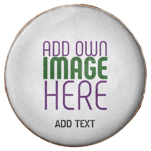 MODERN EDITABLE SIMPLE WHITE IMAGE TEXT TEMPLATE CHOCOLATE COVERED OREO