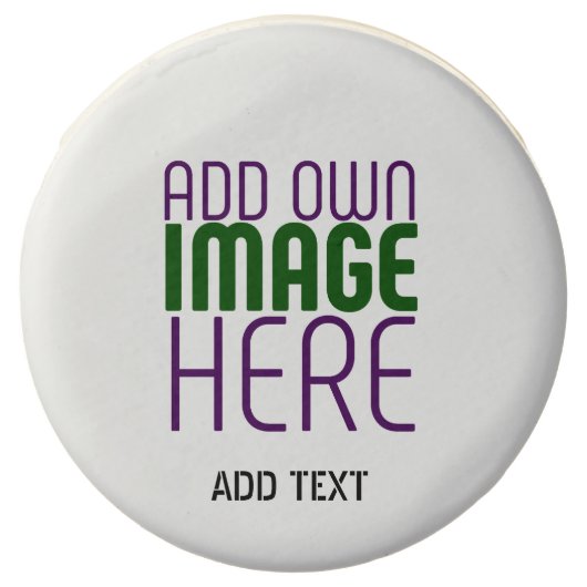 MODERN EDITABLE SIMPLE WHITE IMAGE TEXT TEMPLATE CHOCOLATE COVERED OREO (Front)