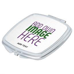MODERN EDITABLE SIMPLE WHITE IMAGE TEXT TEMPLATE COMPACT MIRROR