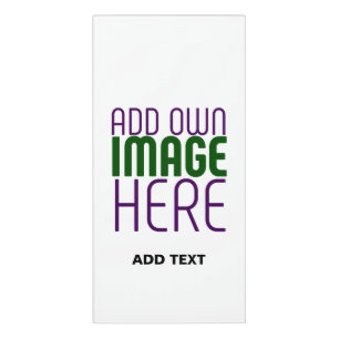 MODERN EDITABLE SIMPLE WHITE IMAGE TEXT TEMPLATE DOOR SIGN