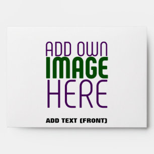 MODERN EDITABLE SIMPLE WHITE IMAGE TEXT TEMPLATE ENVELOPE