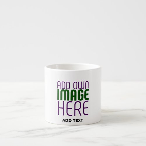 MODERN EDITABLE SIMPLE WHITE IMAGE TEXT TEMPLATE ESPRESSO CUP
