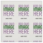 MODERN EDITABLE SIMPLE WHITE IMAGE TEXT TEMPLATE FABRIC