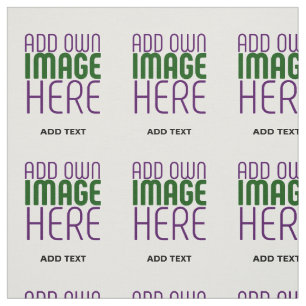 MODERN EDITABLE SIMPLE WHITE IMAGE TEXT TEMPLATE FABRIC