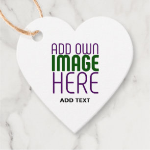 MODERN EDITABLE SIMPLE WHITE IMAGE TEXT TEMPLATE FAVOR TAGS