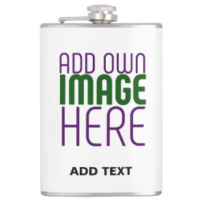 MODERN EDITABLE SIMPLE WHITE IMAGE TEXT TEMPLATE FLASK