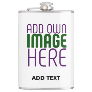 MODERN EDITABLE SIMPLE WHITE IMAGE TEXT TEMPLATE FLASK