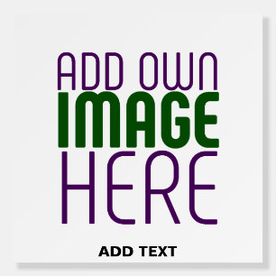  MODERN EDITABLE SIMPLE WHITE IMAGE TEXT TEMPLATE FOAM BOARD