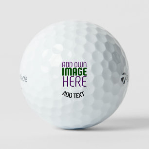 MODERN EDITABLE SIMPLE WHITE IMAGE TEXT TEMPLATE GOLF BALLS