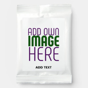 MODERN EDITABLE SIMPLE WHITE IMAGE TEXT TEMPLATE HOT CHOCOLATE DRINK MIX