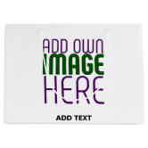 Custom Promotional Business Name Medium Gift Bag