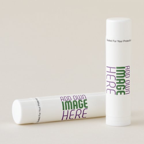 MODERN EDITABLE SIMPLE WHITE IMAGE TEXT TEMPLATE LIP BALM