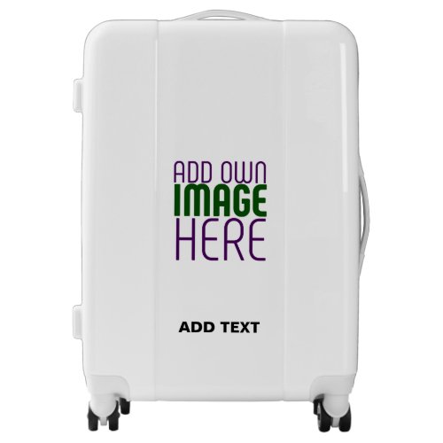 MODERN EDITABLE SIMPLE WHITE IMAGE TEXT TEMPLATE LUGGAGE