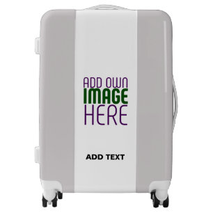 MODERN EDITABLE SIMPLE WHITE IMAGE TEXT TEMPLATE LUGGAGE